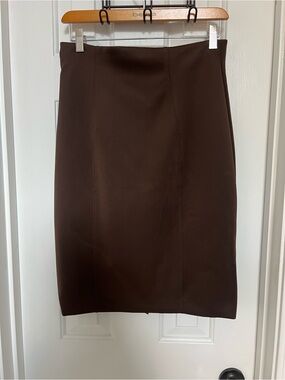 Express Brown Pencil Skirt - Sleek Office Staple